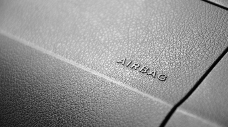 Close up of car airbags