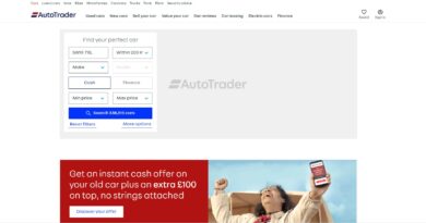 AutoTrader homepage