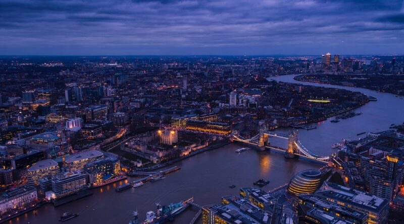 London ULEZ aerial