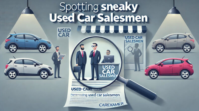 How to Spot a Sneaky Used Car Salesman Top Tips for Savvy Buyers