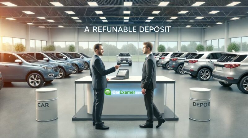 Why You Should Arrange a Refundable Deposit When Buying a Used Car