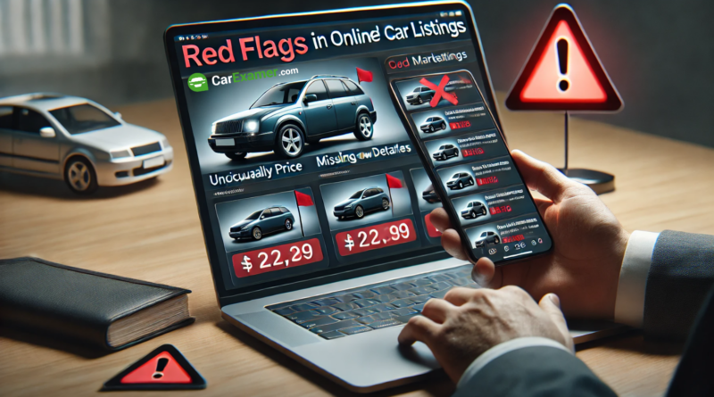 Red Flags to Watch for in Online Used Car Listings