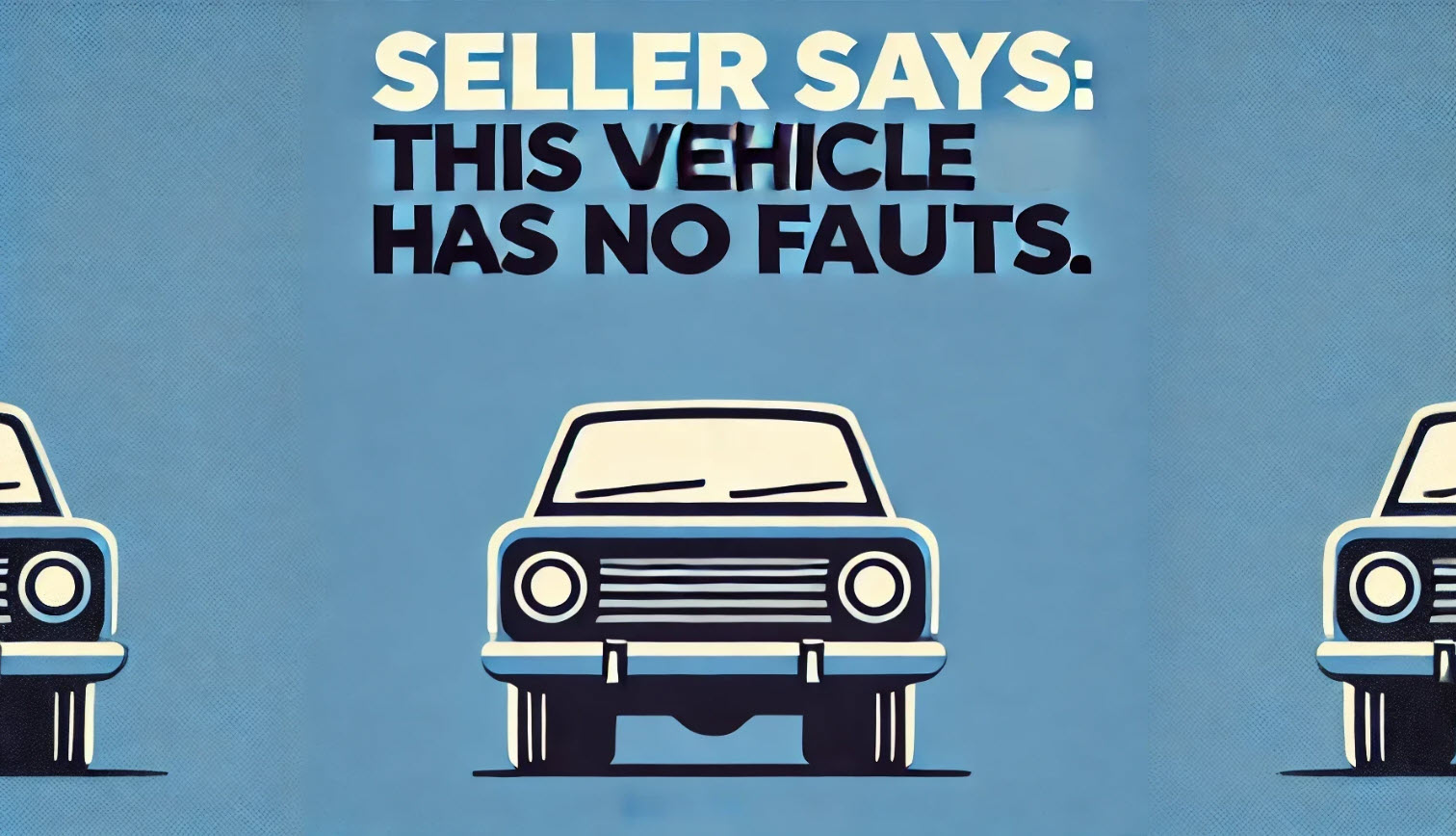 “This Car Has No Faults!” Phrase Used Car Sellers Always Use