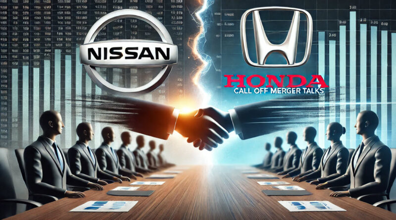 Nissan and Honda Call Off Merger Talks