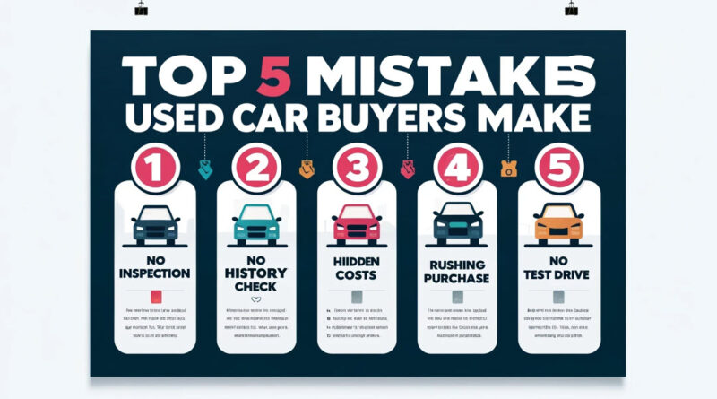 Top 5 Mistakes Used Car Buyers Always Make It's Not Primark