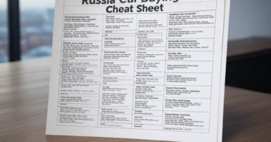 Russia Car Buying Cheat Sheet: A No-Nonsense Guide