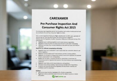 CAREXAMER Pre Purchase Inspection And Consumer Rights Act 2015