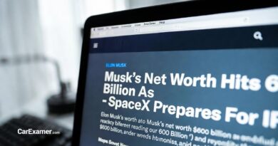 Musk’s Net Worth Hits 600 Billion Dollars, Forbes Says
