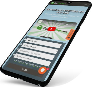 phone with app displayed