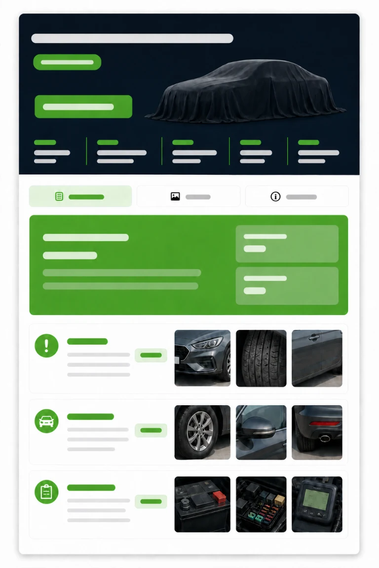 Preview of the Standard inspection report interface