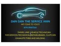 Dan Dan the Service Man logo